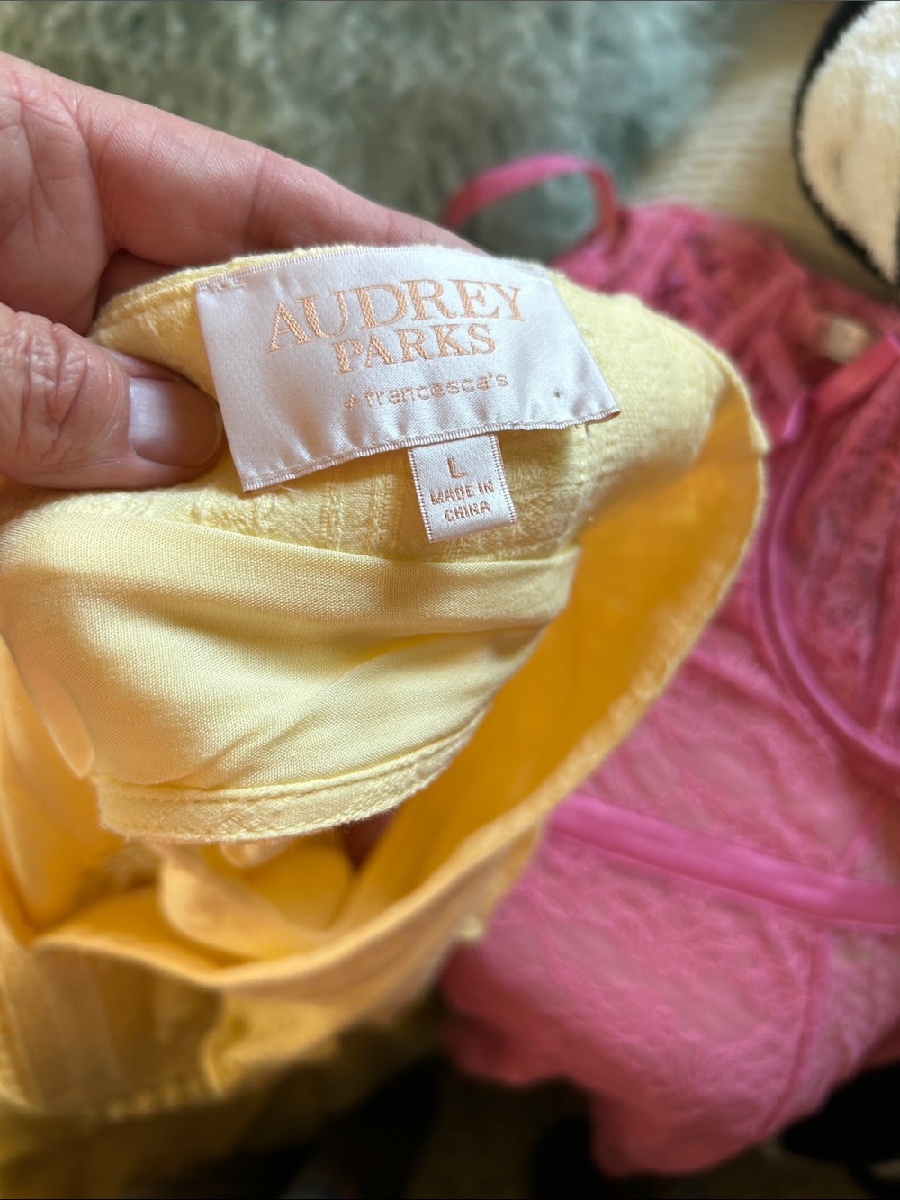 Yellow Ruffle Lace-Detail Mini Dress - Picture 7 of 7